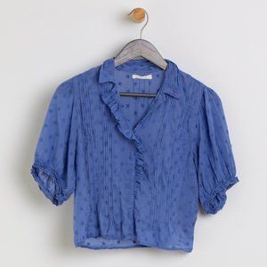 Doen blue blouse